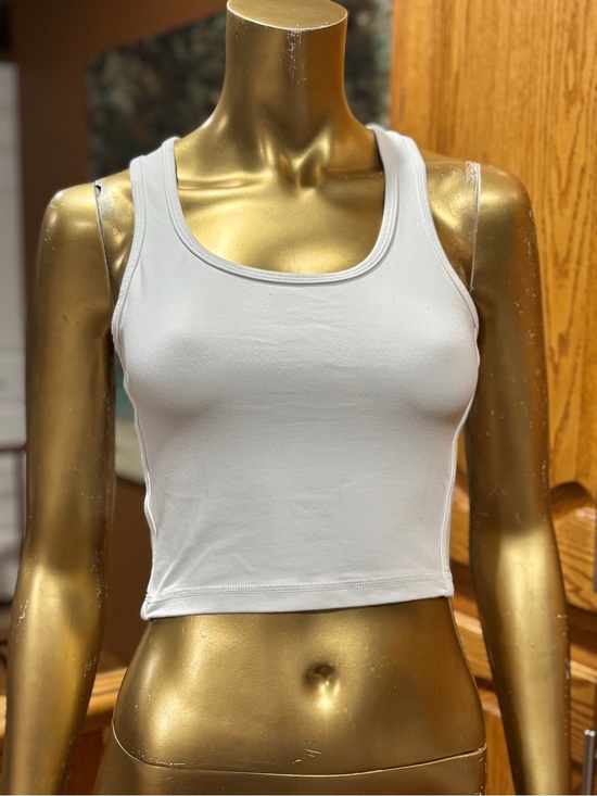 TNA Tops - TNA White Scoop Neck Crop Tank